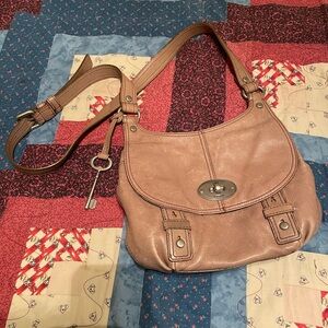 Tan Leather Fossil Purse